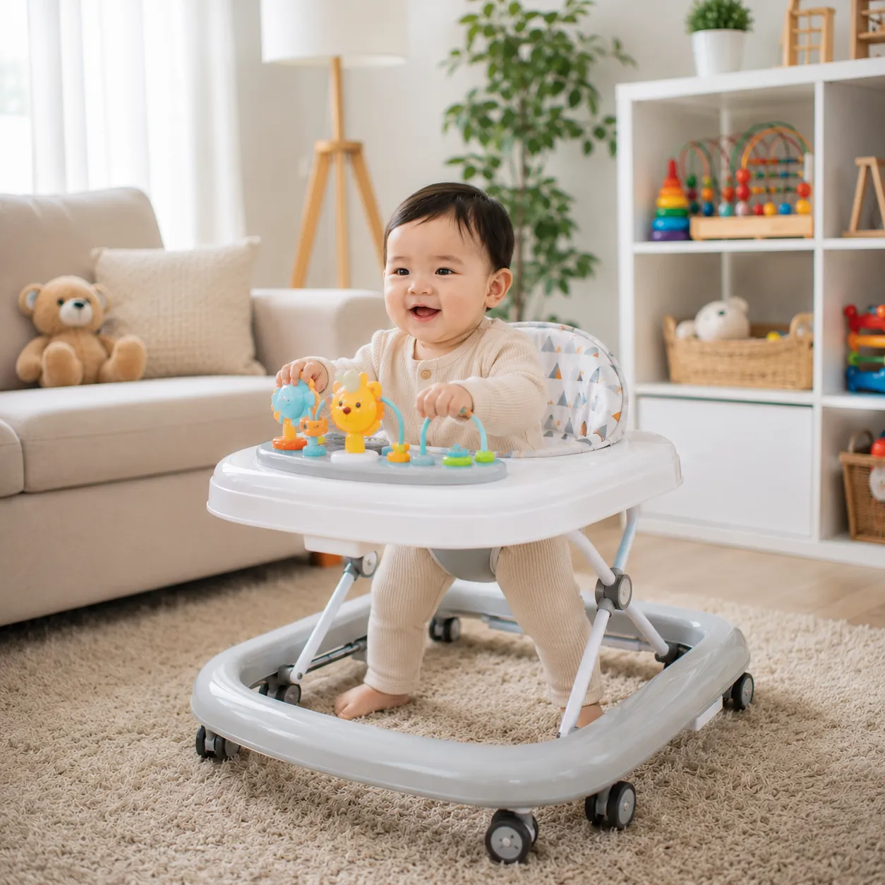 Cerita Bahagia Pelanggan Awarent Saat Si Kecil Menjelajahi Rumah dengan Baby Walker