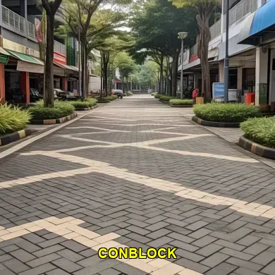 Conblock Medium Edukasi Arsitektur Taman Pintar Jogja