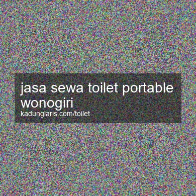 Jasa Sewa Toilet Portable Wonogiri