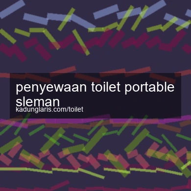 Penyewaan Toilet Portable Sleman