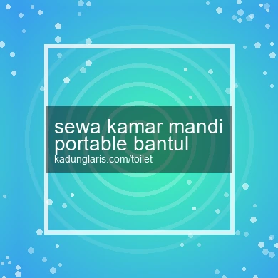 Sewa Kamar Mandi Portable Bantul