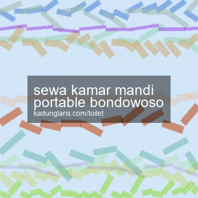 Sewa Kamar Mandi Portable Bondowoso