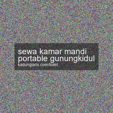 Sewa Kamar Mandi Portable Gunungkidul