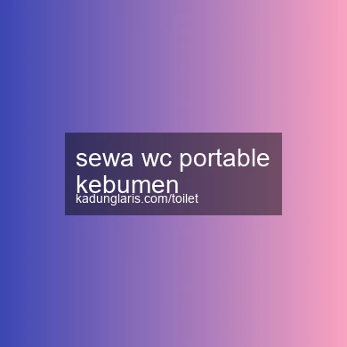 Sewa Wc Portable Kebumen