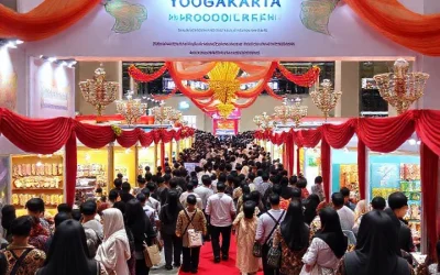 Pameran Produk Unggulan Yogyakarta – Karpet Merah Sambut Pengunjung di JEC