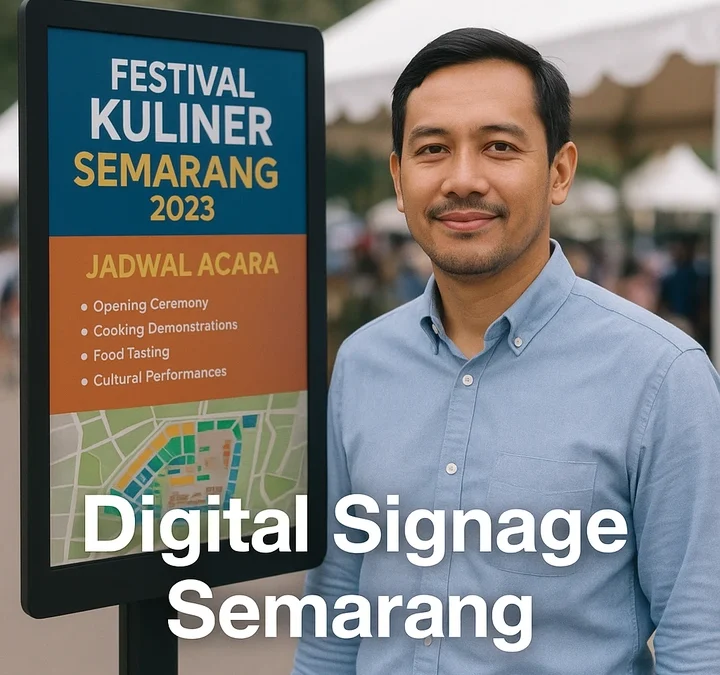 Digital Signage Semarang – Ulasan Pengalaman Nyata dari Event Lokal